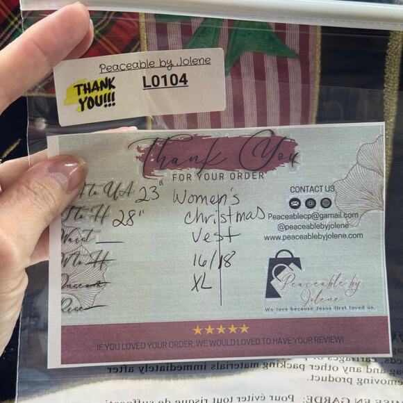 Women’s extra large holiday sweater vest
 - Picture 7 of 7